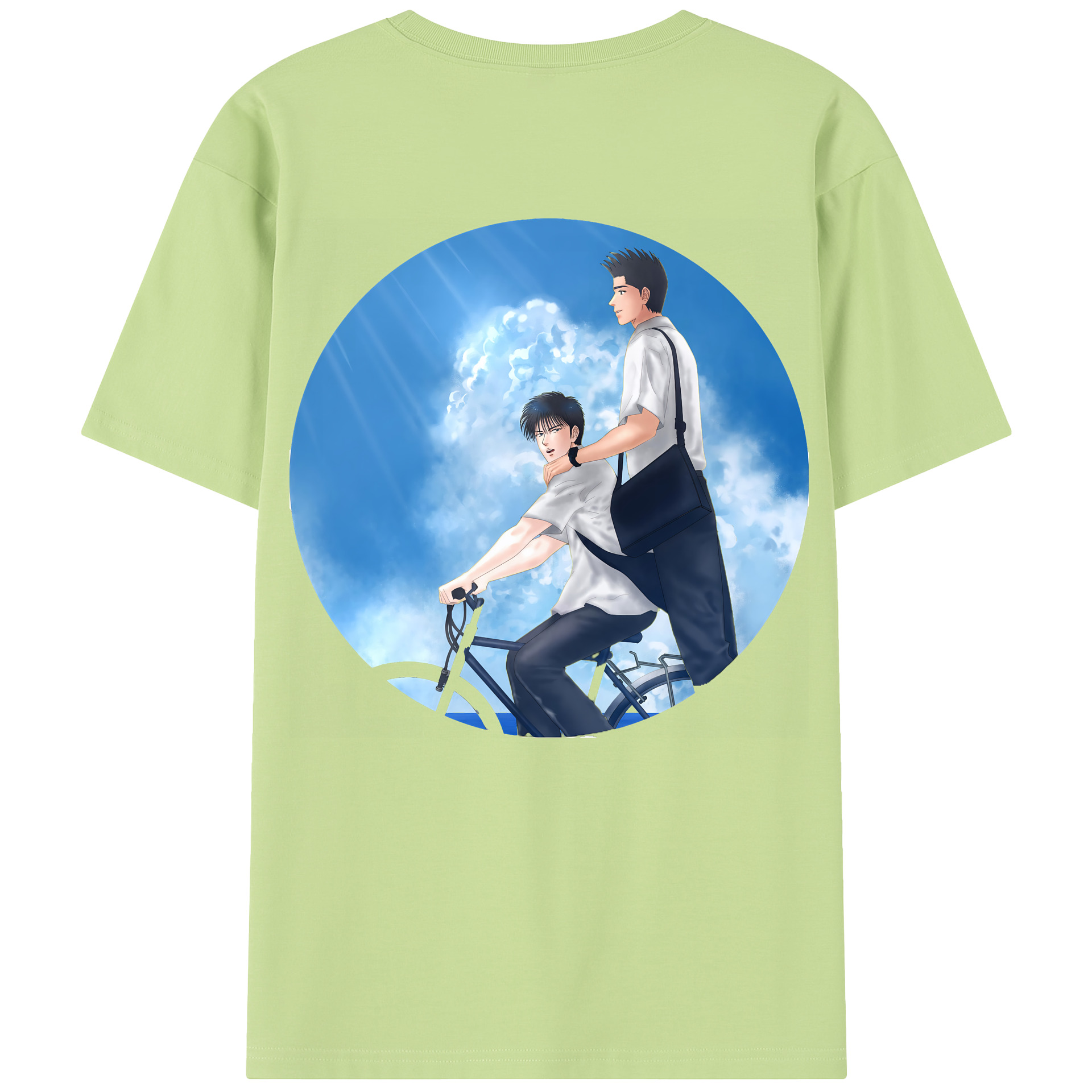 SLAM DUNK／スラムダンク 綿100％半袖Tシャツ（背面プリント）